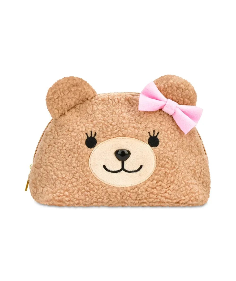 Beary Cosmetic Bag by Iscream with sherpa material - CAKEWISH.
