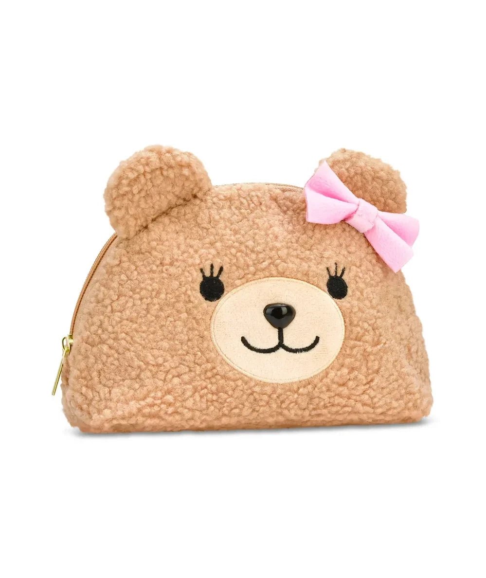 Lined interior on the Beary Cosmetic Bag by Iscream - CAKEWISH.