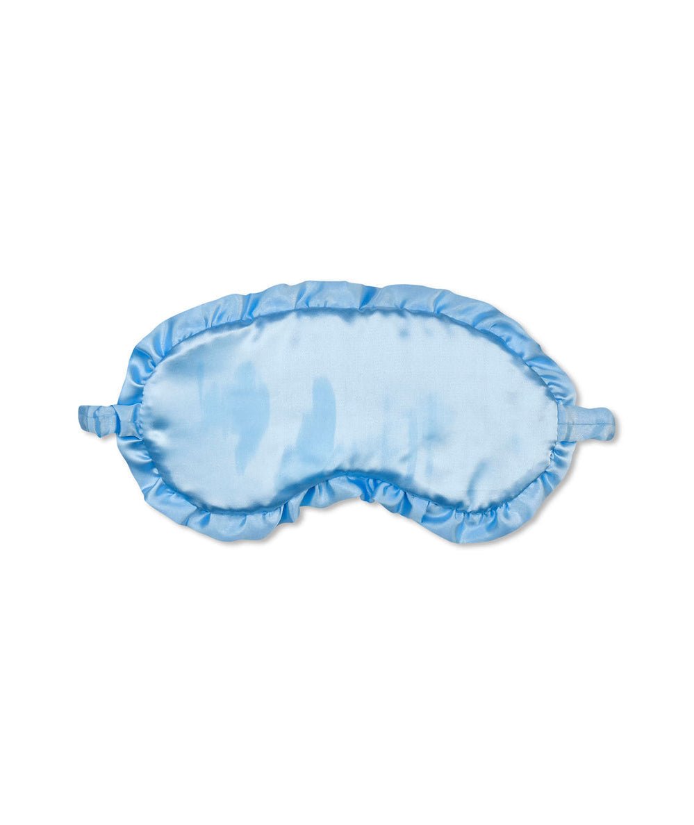 Iscream Blue Ditsy Eye Mask featuring satin lining - CAKEWISH.