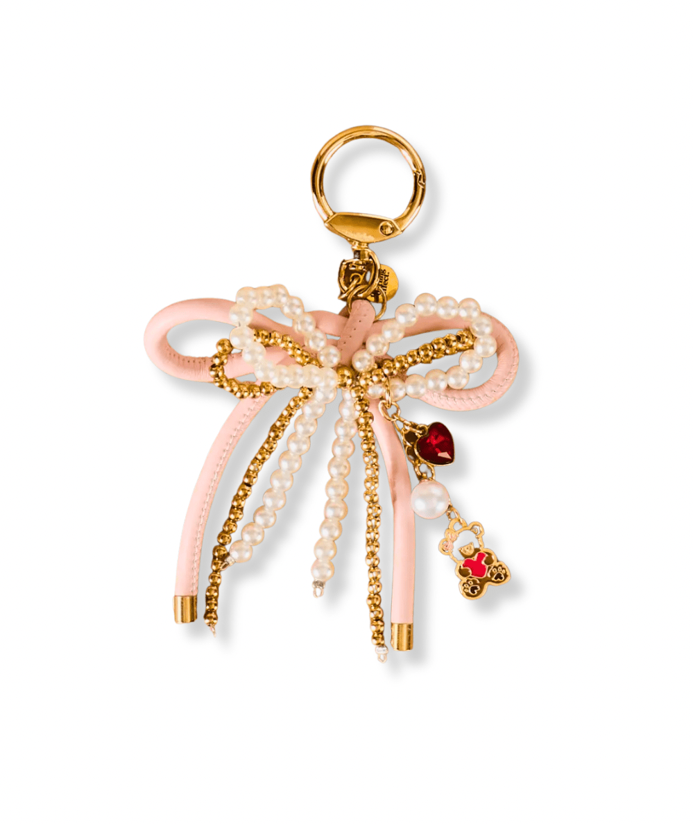 Blushing Bear Bow Bag Charm - CAKEWISH