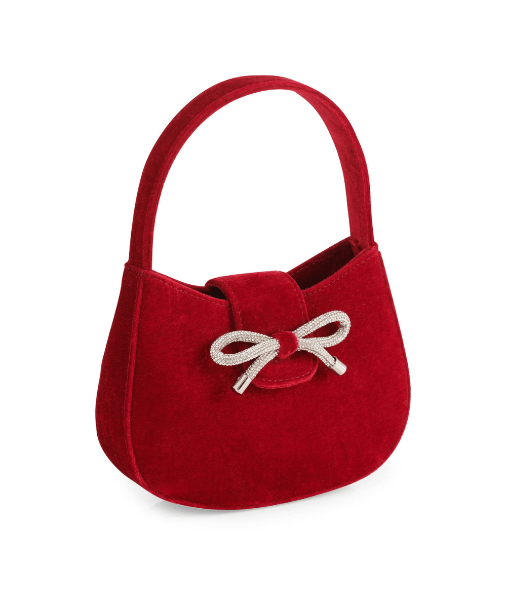 Bowden Mini Bag with Rhinestone Bow - CAKEWISH