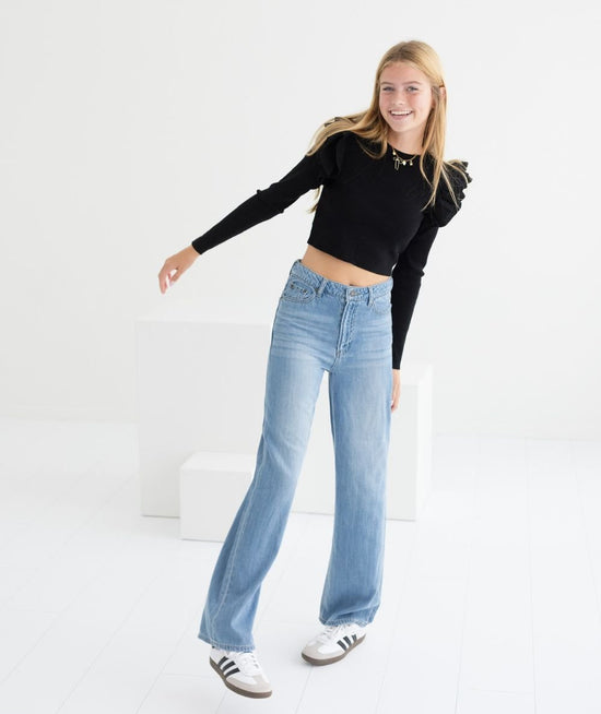 Brooklyn Wide Leg Jean Jr - CAKEWISH
