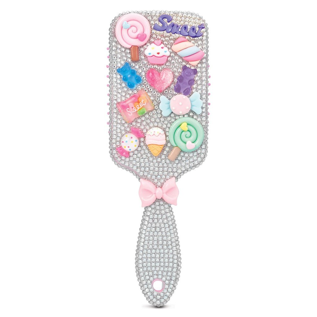 Charming Rhinestone Paddle Brush - CAKEWISH