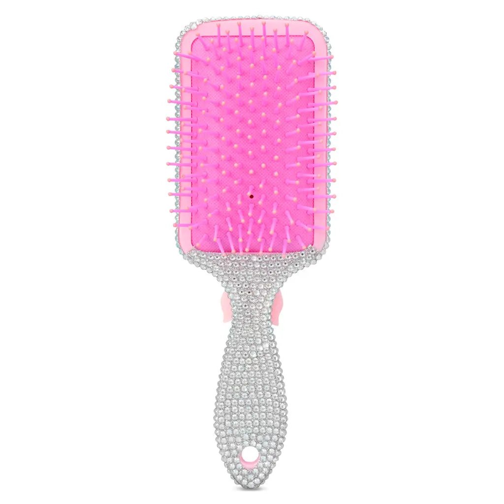 Charming Rhinestone Paddle Brush - CAKEWISH