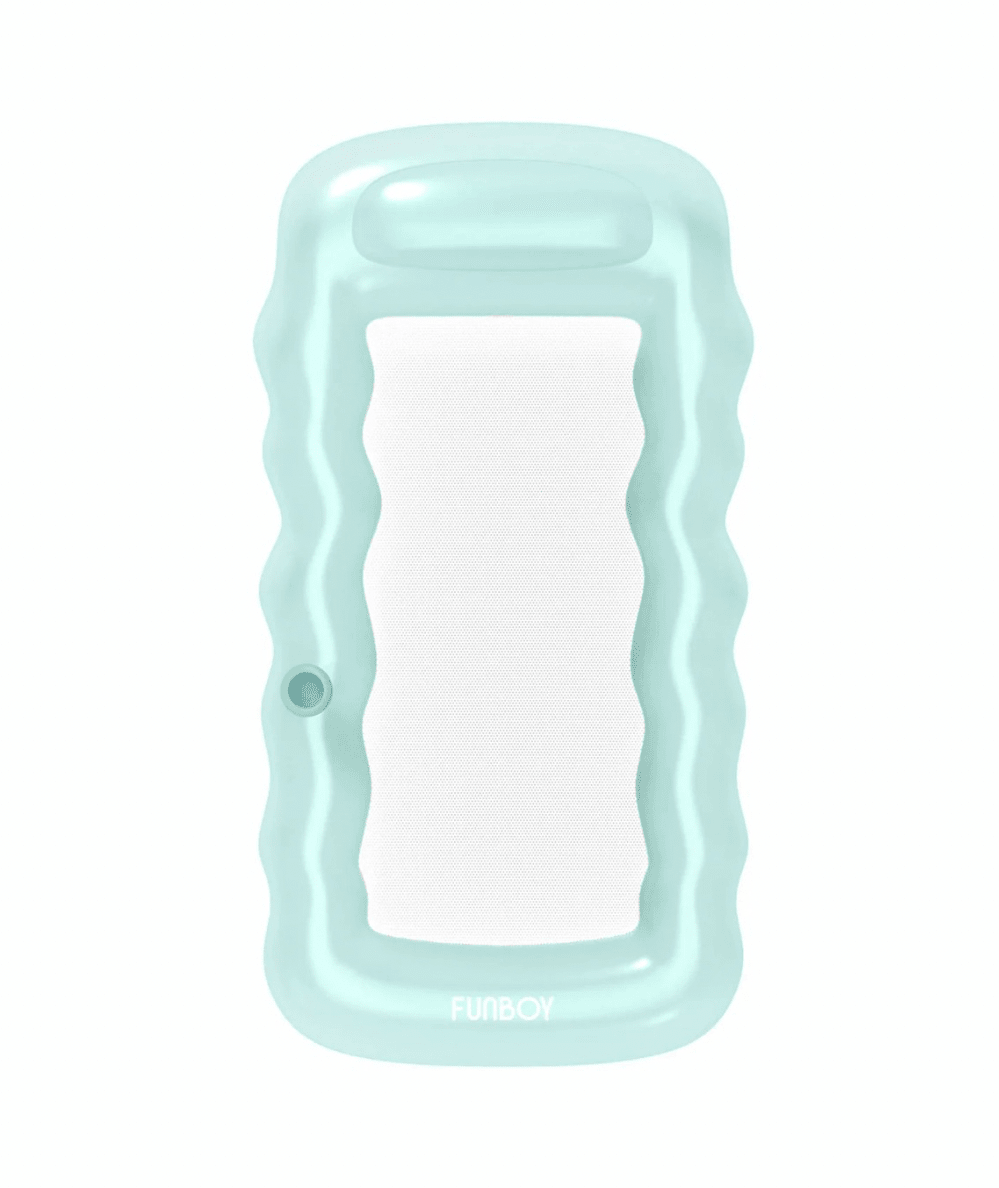 Clear Mint Mesh Lounger Float - CAKEWISH