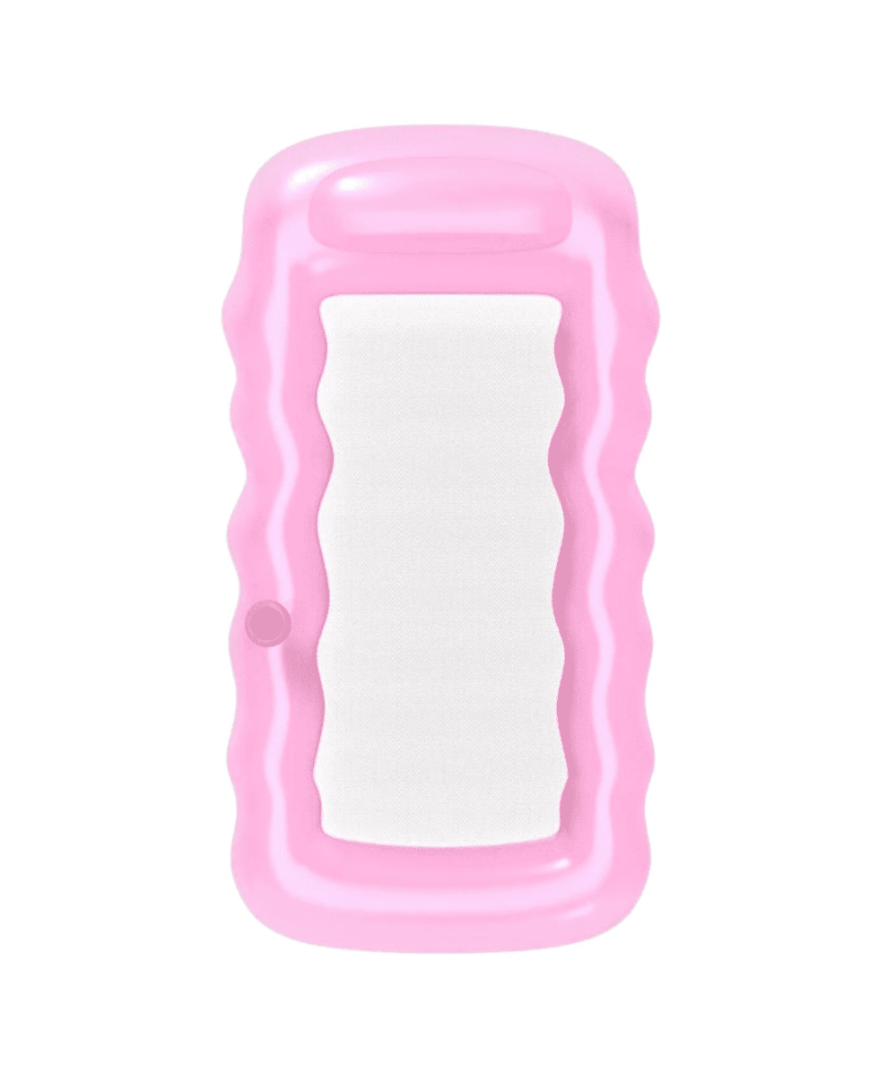 Clear Pink Mesh Lounger Float - CAKEWISH
