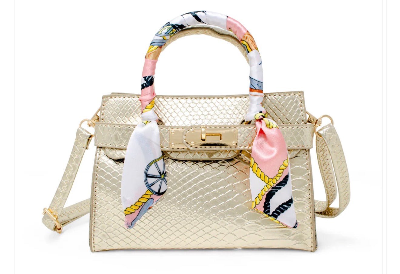 Crocodile Scarf Handbag - CAKEWISH