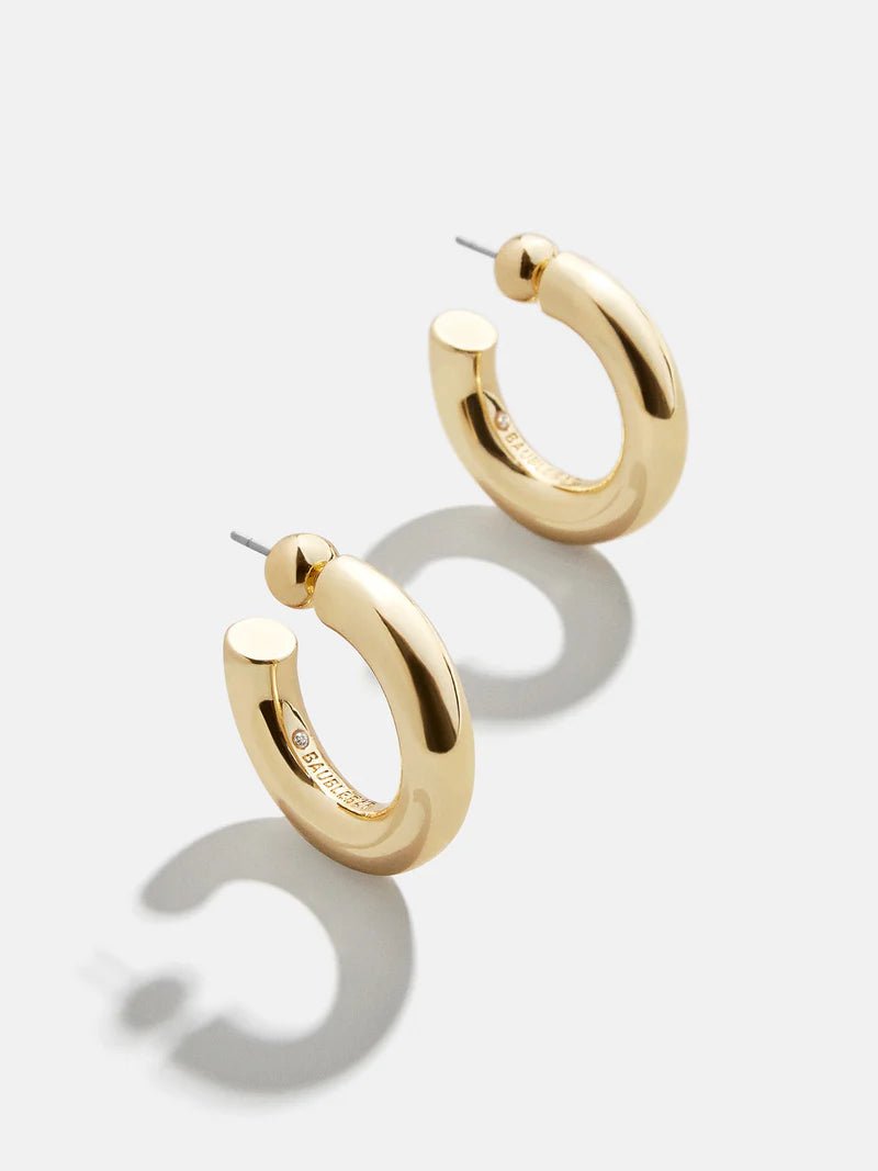 Dalilah Gold Hoop Earrings - CAKEWISH