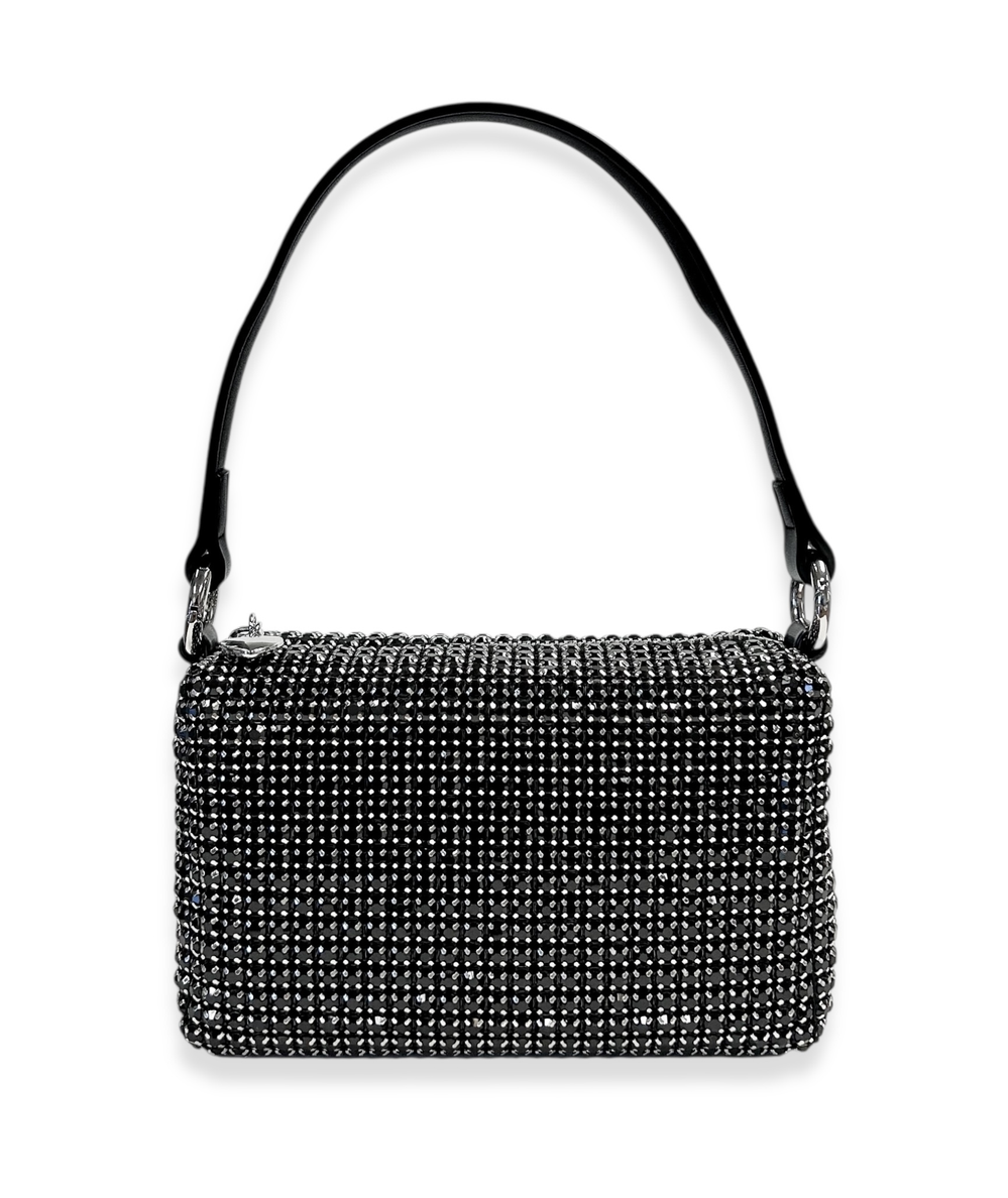 Dazzled Rhinestone Purse in Black by Doe A Dear - CAKEWISH