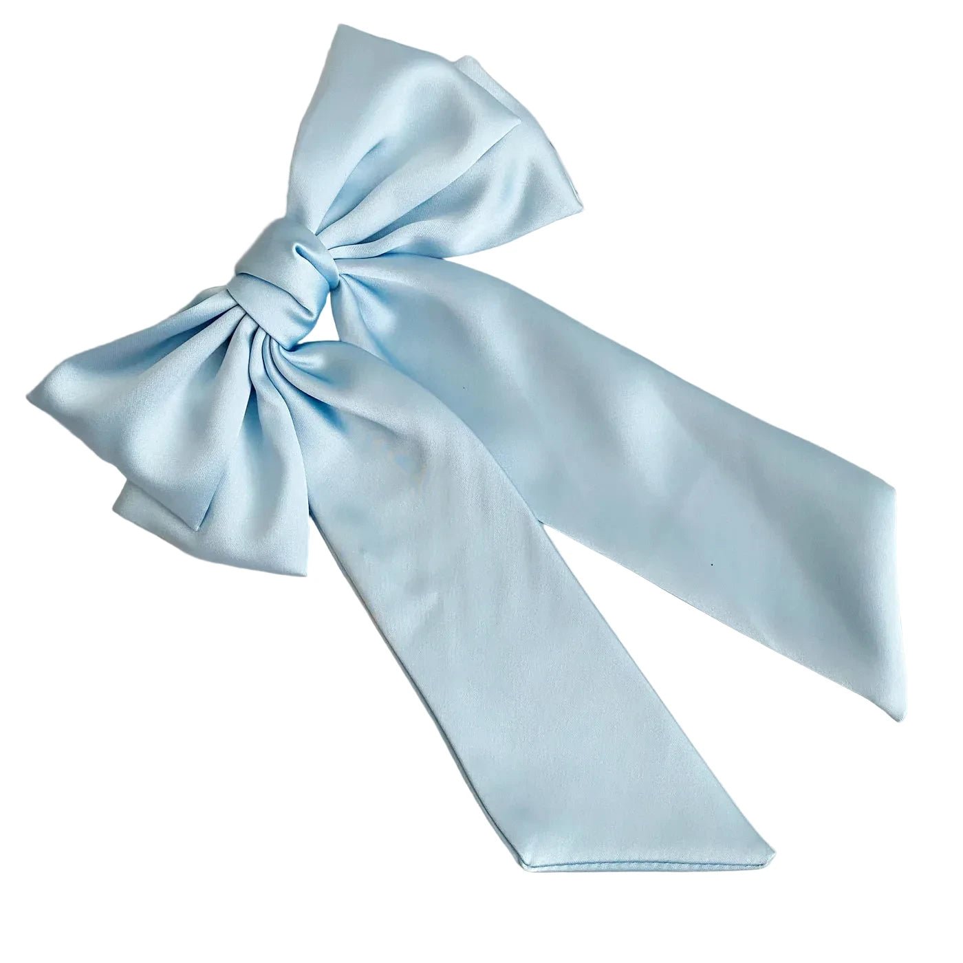 Double Satin Bow Hair Clip - CAKEWISH