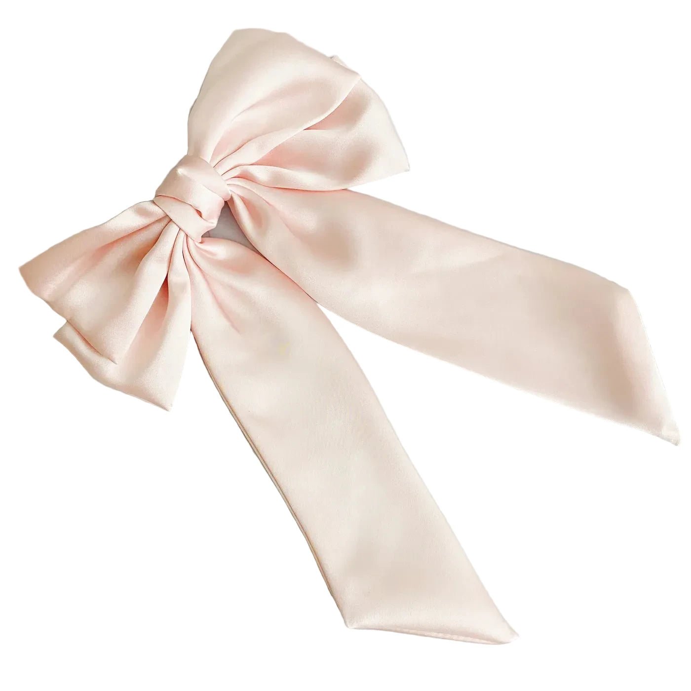 Double Satin Bow Hair Clip - CAKEWISH