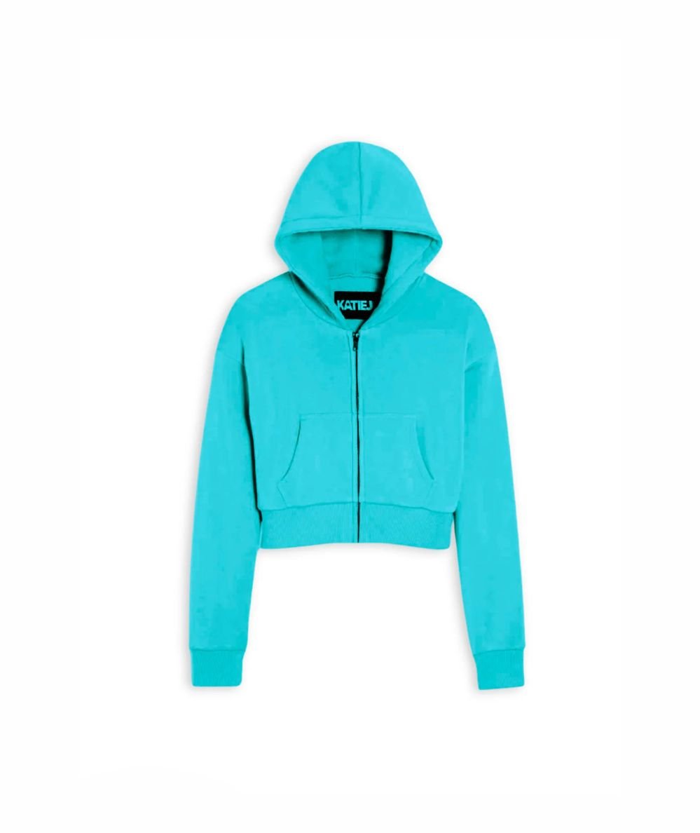Dylan Cropped Zip Hoodie Jr - CAKEWISH
