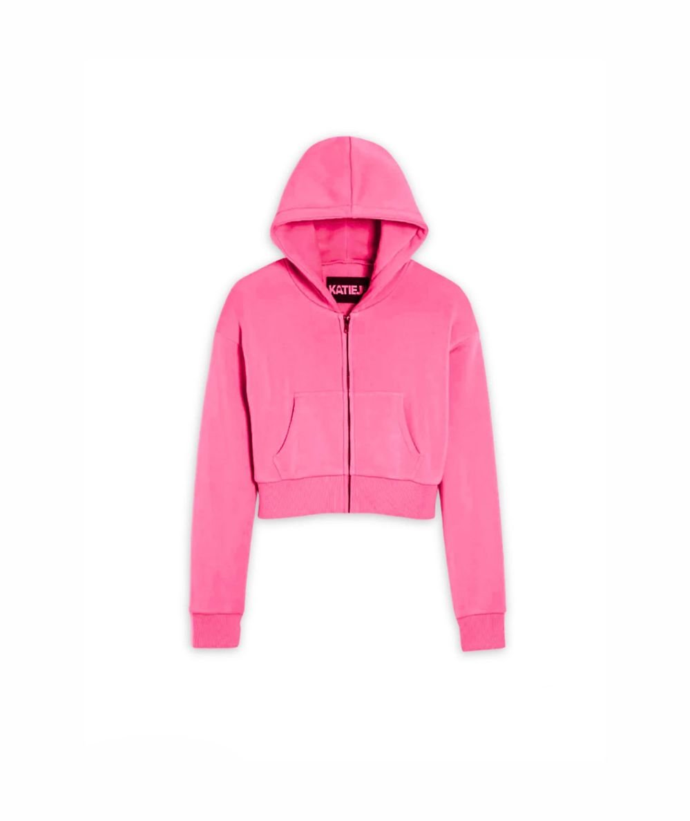 Dylan Cropped Zip Hoodie Jr - CAKEWISH