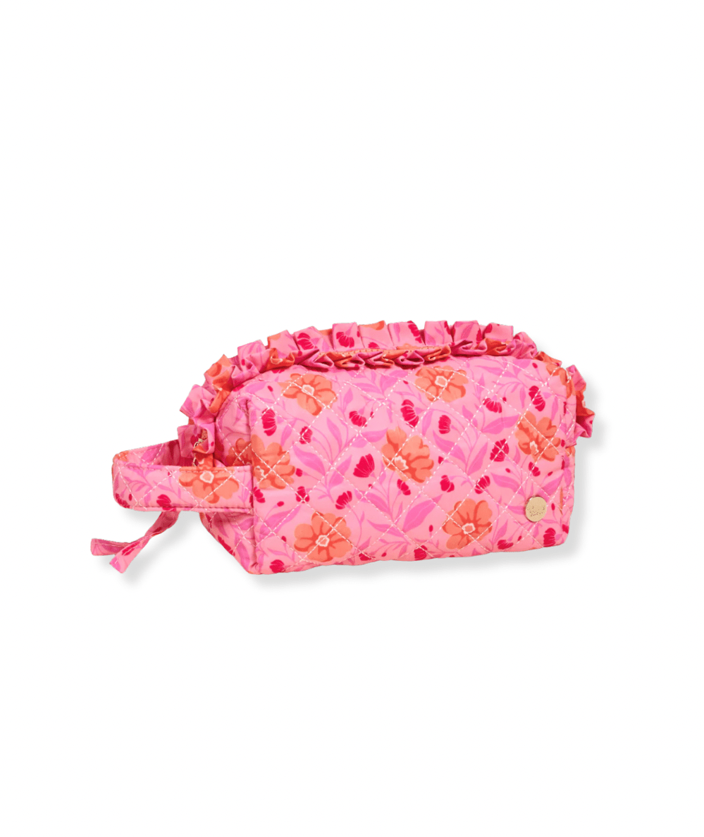 Essentials Quilted Floral Cosmetic Pouch - CAKEWISH