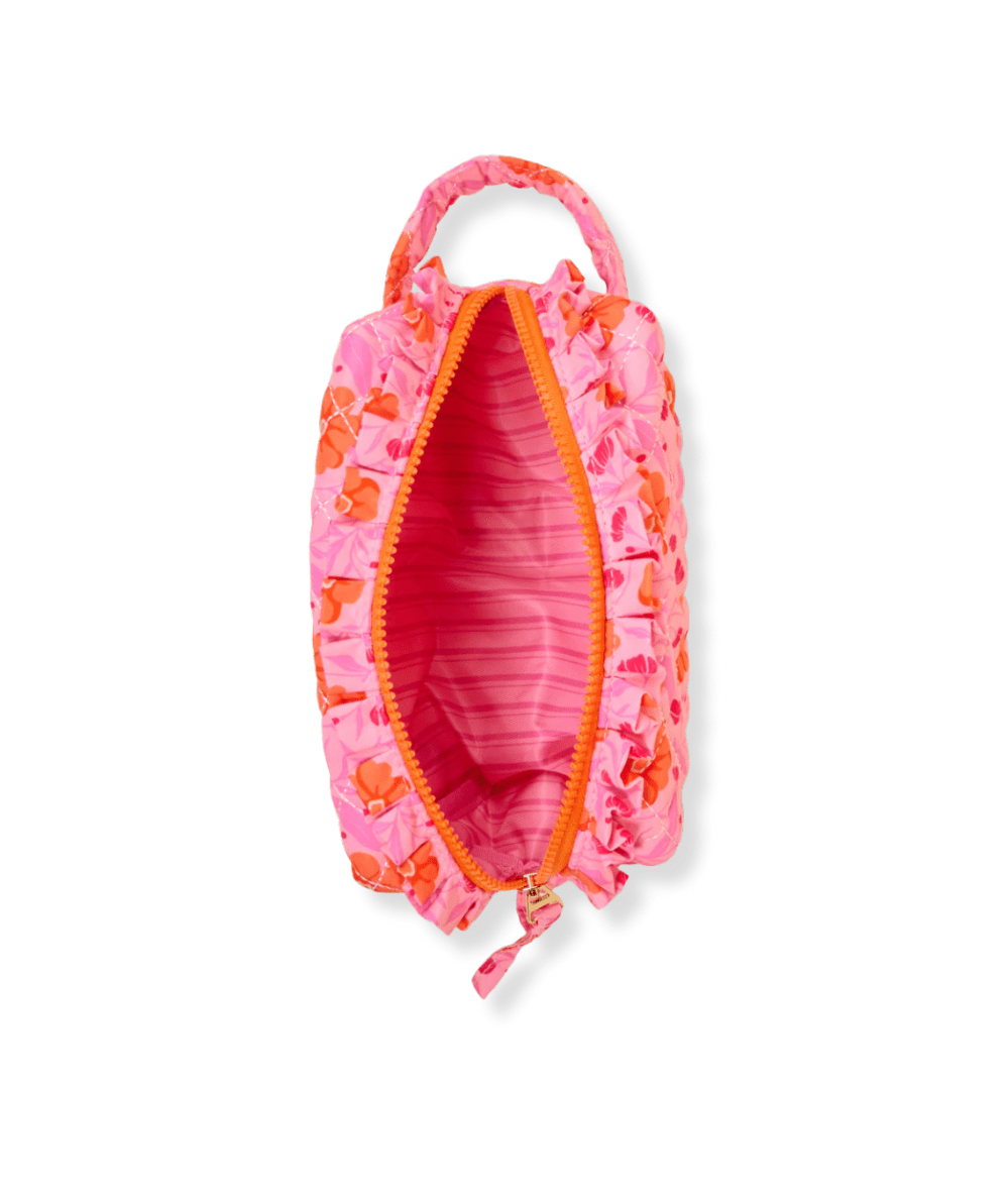 Essentials Quilted Floral Cosmetic Pouch - CAKEWISH