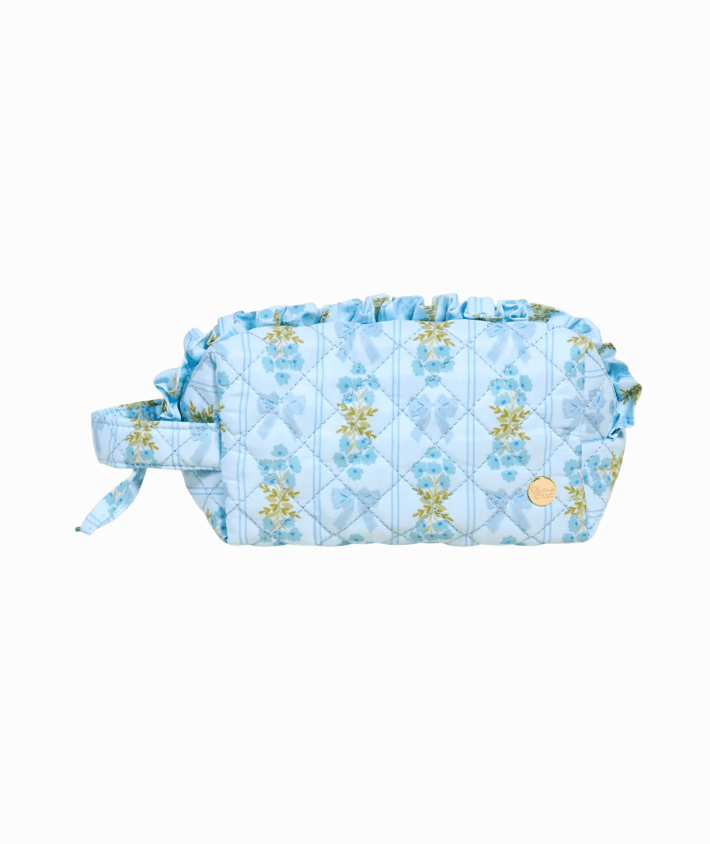 Essentials Quilted Floral Cosmetic Pouch - CAKEWISH