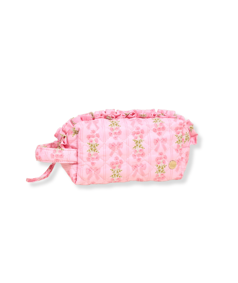 Essentials Quilted Floral Cosmetic Pouch - CAKEWISH