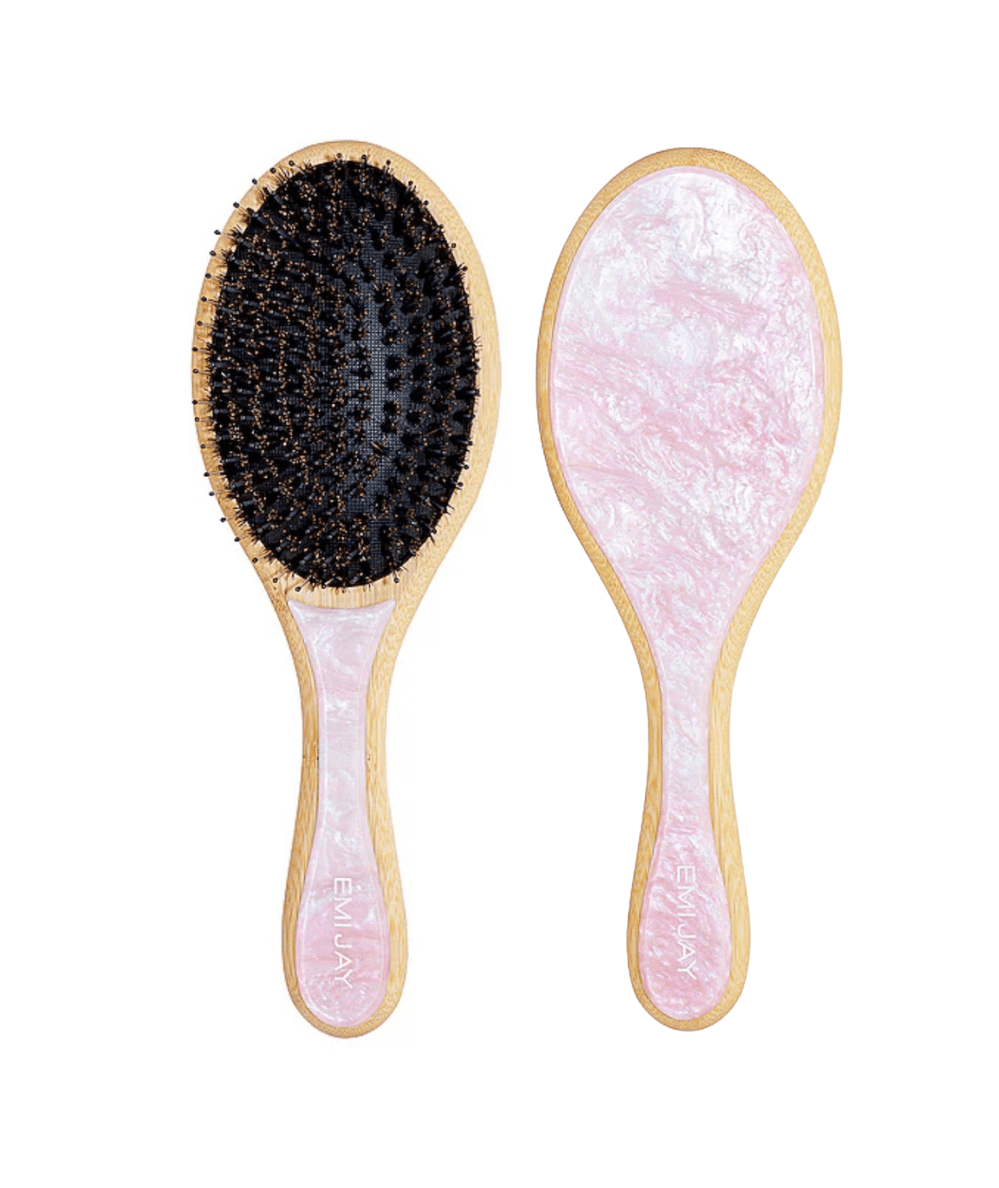 Emi Jay Flat Brush With Dual Bristles  in Pink Sugar - CAKEWISH