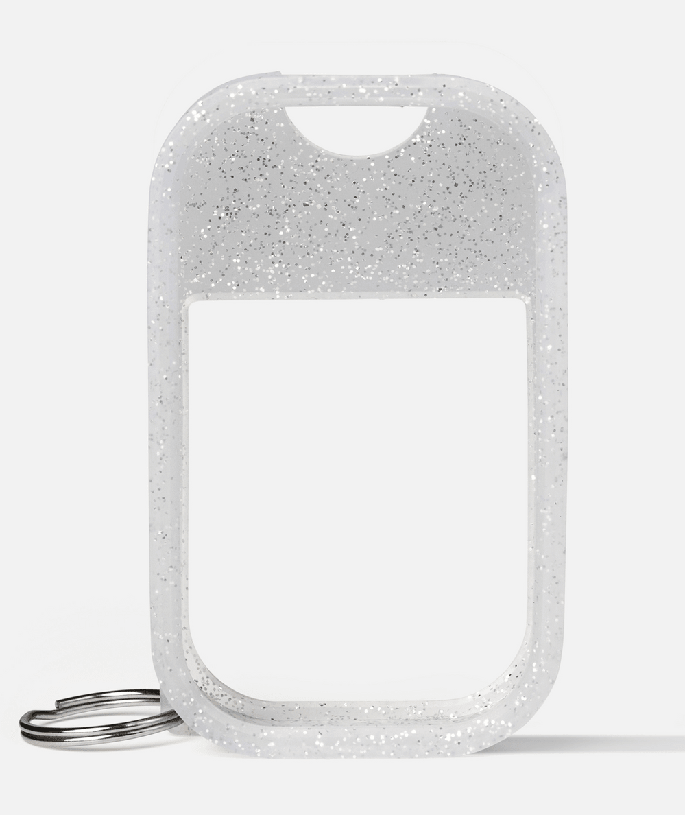 Frosted Sparkle Hand Mist Case With Key Ring - CAKEWISH