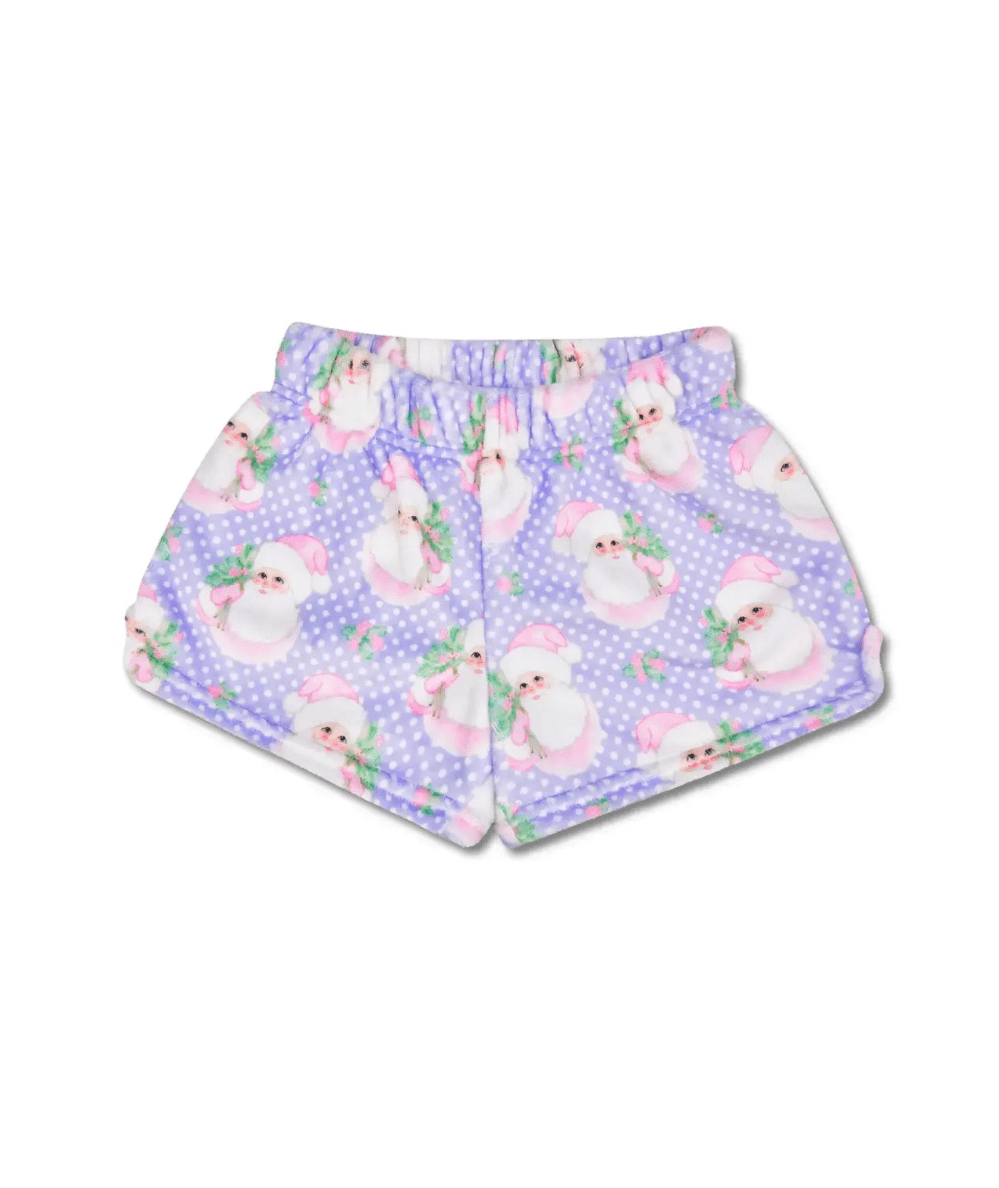 Fuzzy Holiday Plush Shorts Jr - CAKEWISH