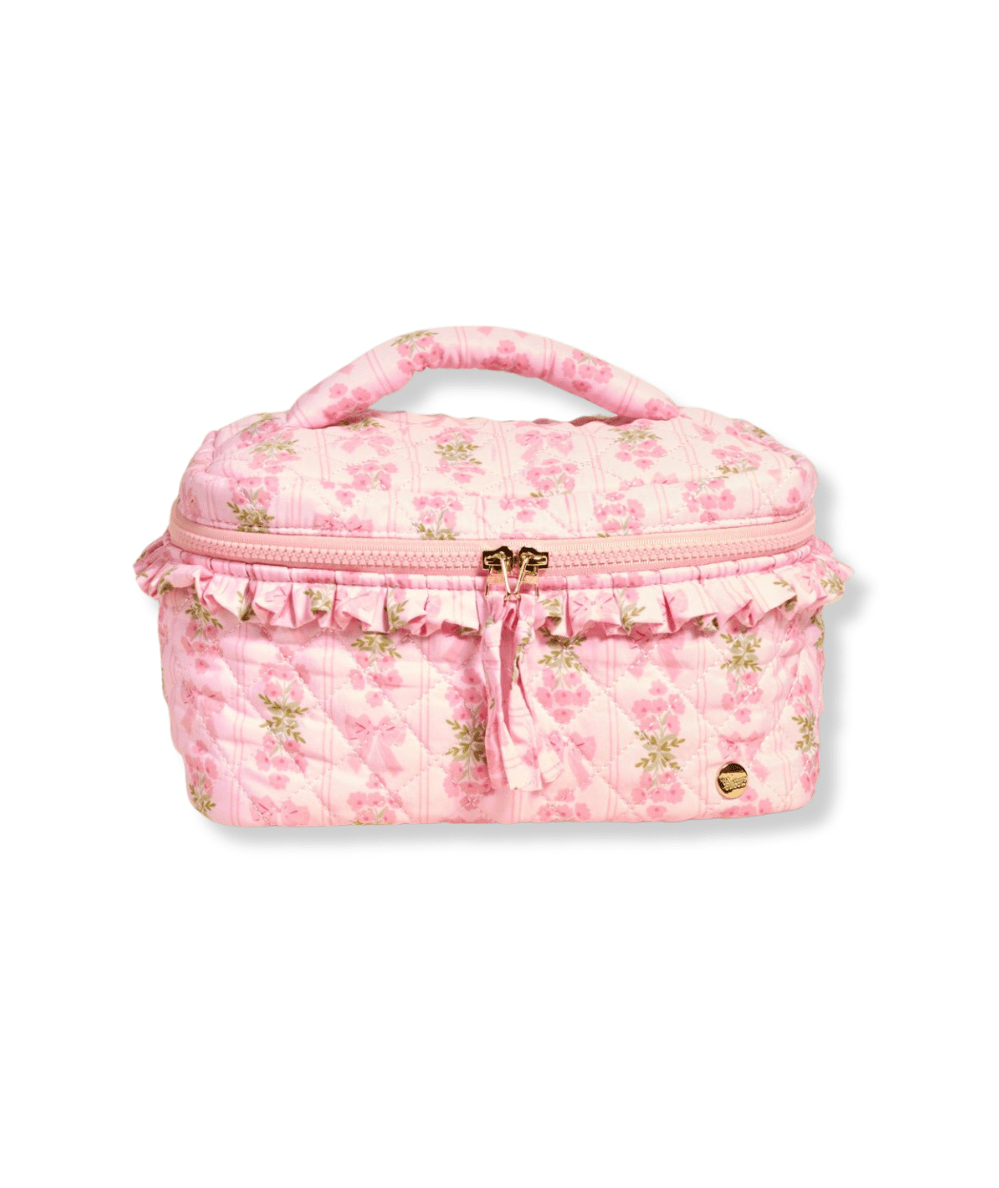 Glam & Go Quilted Cosmetic Bag - CAKEWISH