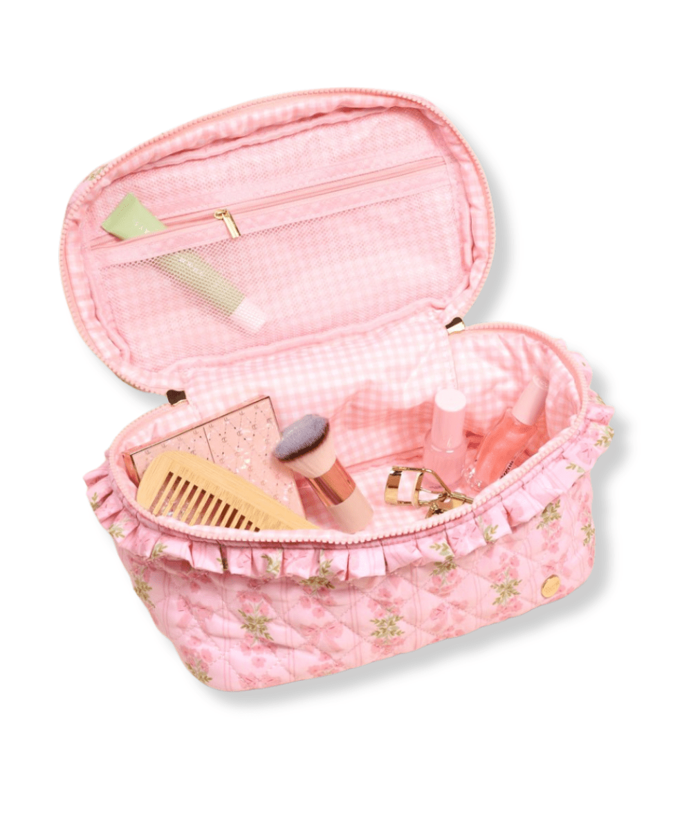 Glam & Go Quilted Cosmetic Bag - CAKEWISH