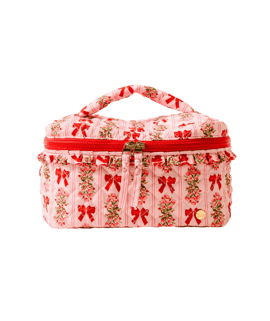 Glam & Go Quilted Cosmetic Bag - CAKEWISH