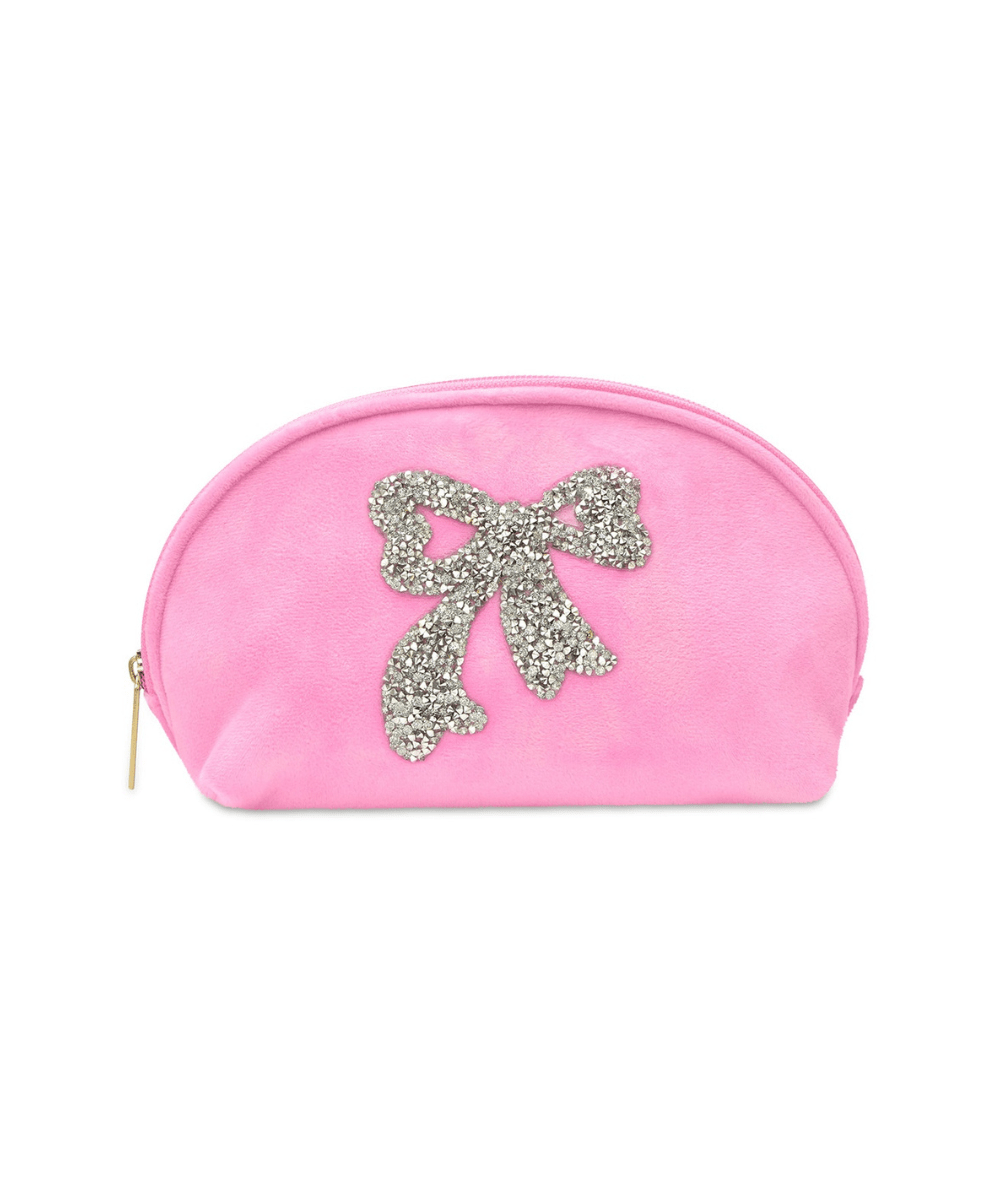 Glitter Bow Cosmetic Bag - CAKEWISH