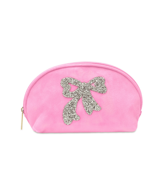 Glitter Bow Cosmetic Bag - CAKEWISH