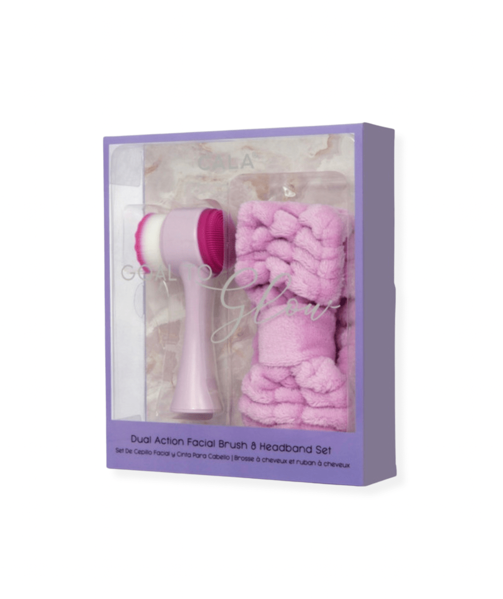 Goal to Glow Facial Brush and Headband Set - CAKEWISH