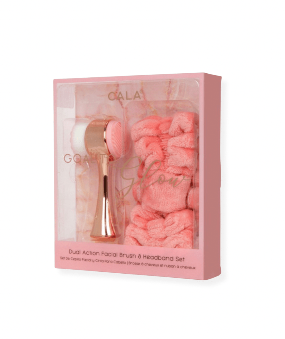 Goal to Glow Facial Brush and Headband Set - CAKEWISH