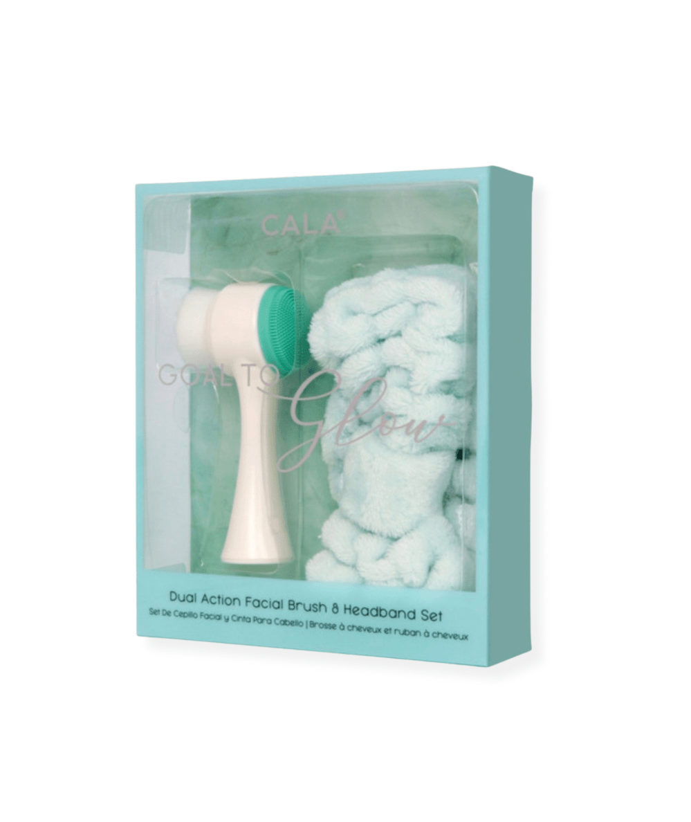 Goal to Glow Facial Brush and Headband Set - CAKEWISH