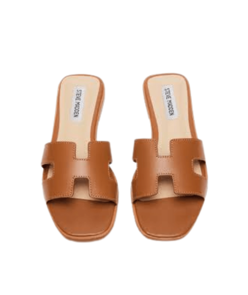 Hadyn Leather Slide Sandal - CAKEWISH