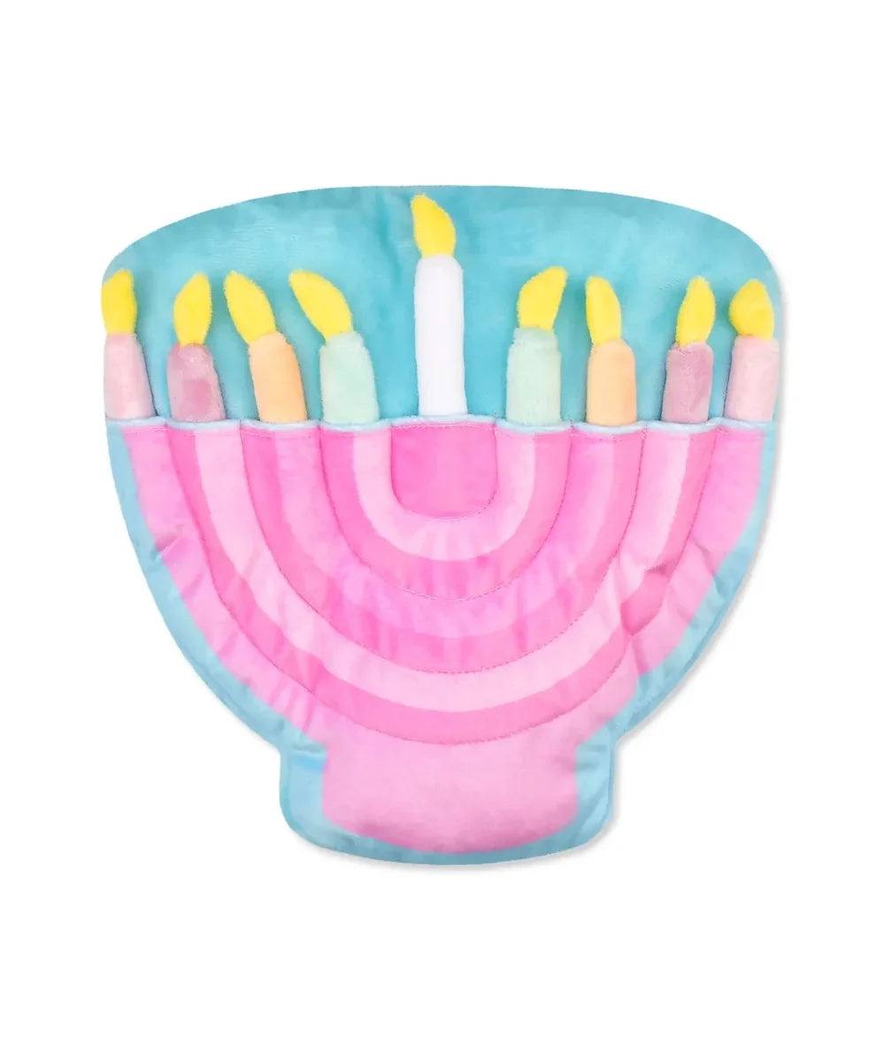 Hanukkah menorah plush for girls, by Iscream - CAKEWISH