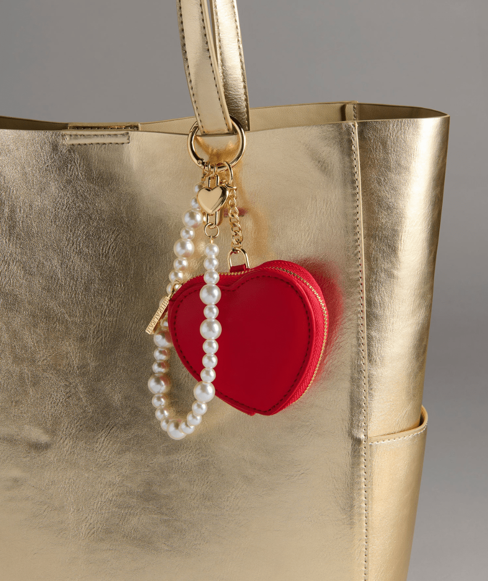 Heart Pouch Bag Charm/Key Ring - CAKEWISH