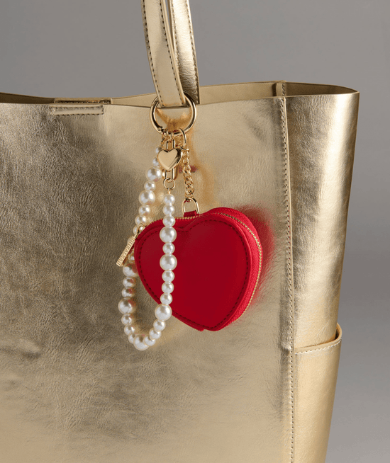 Heart Pouch Bag Charm/Key Ring - CAKEWISH