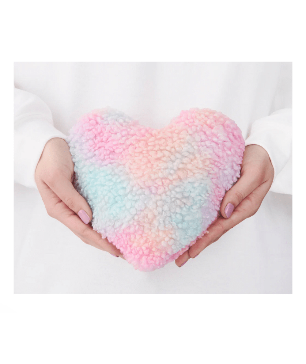 Heartwarming Sherpa Pillow - CAKEWISH