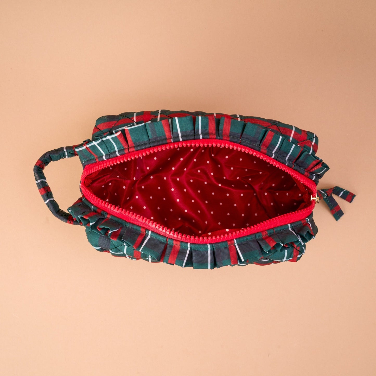 Holiday Essentials Quilted Cosmetic Pouch - CAKEWISH