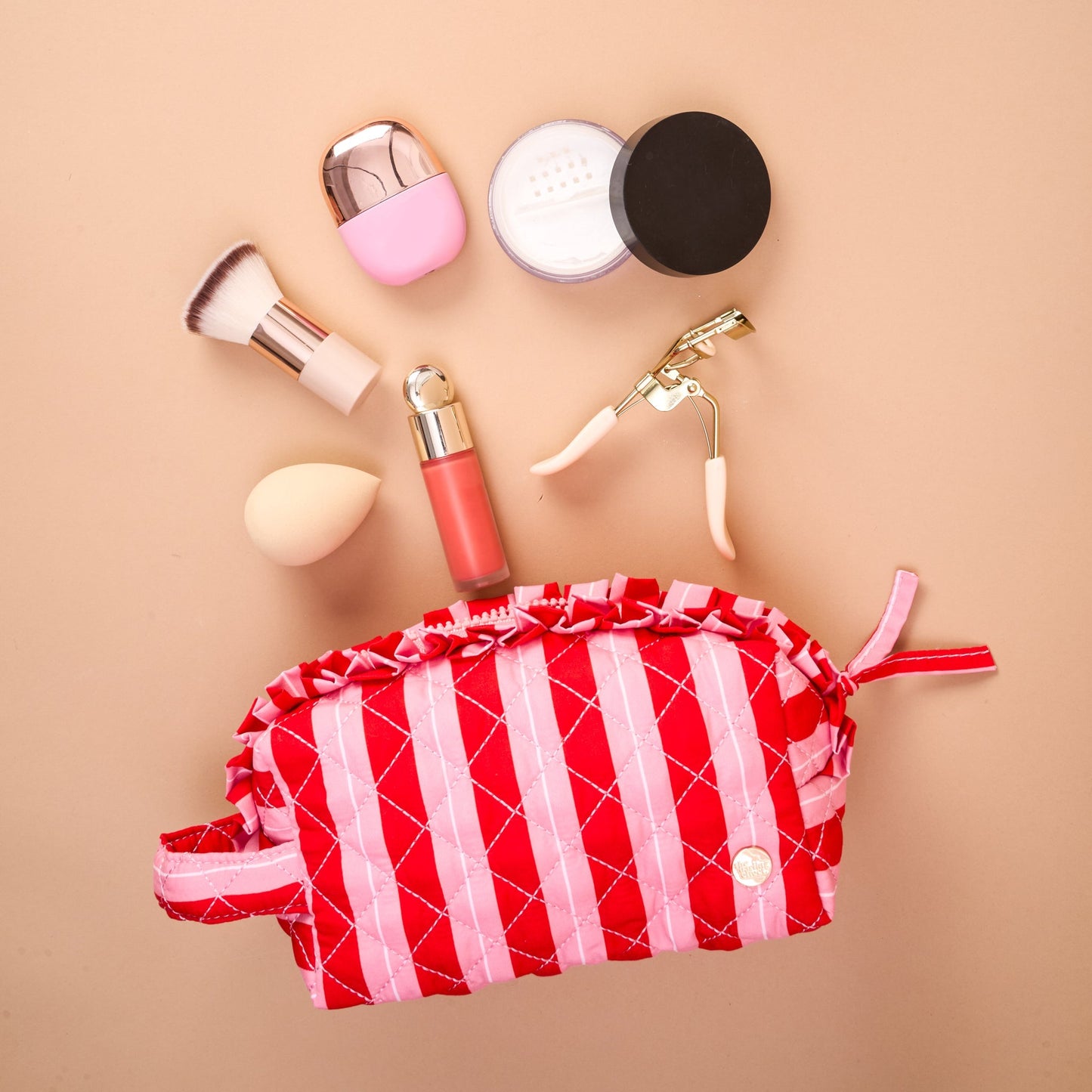 Holiday Essentials Quilted Cosmetic Pouch - CAKEWISH