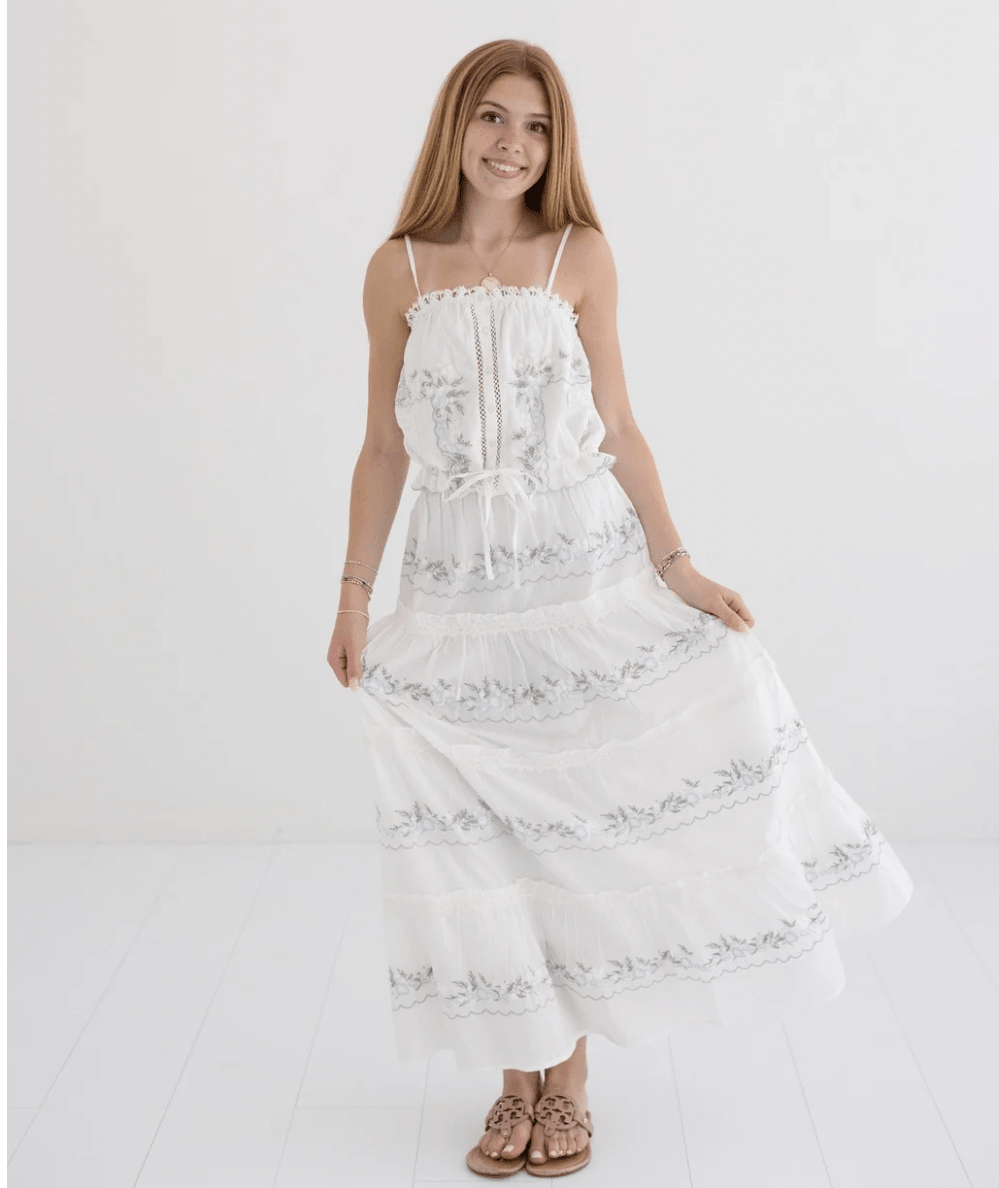 Junior Allegra Floral Maxi Skirt - CAKEWISH