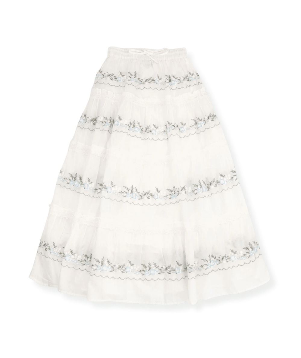 Junior Allegra Floral Maxi Skirt - CAKEWISH