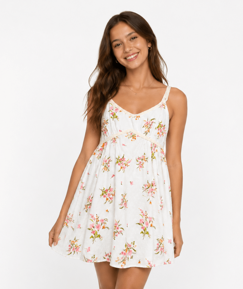KatieJ NYC Junior Bloom Empire Waist Dress Vintage Wildflower / XS KatieJ NYC Junior Bloom Empire Waist Dress Vintage Wildflower / XS