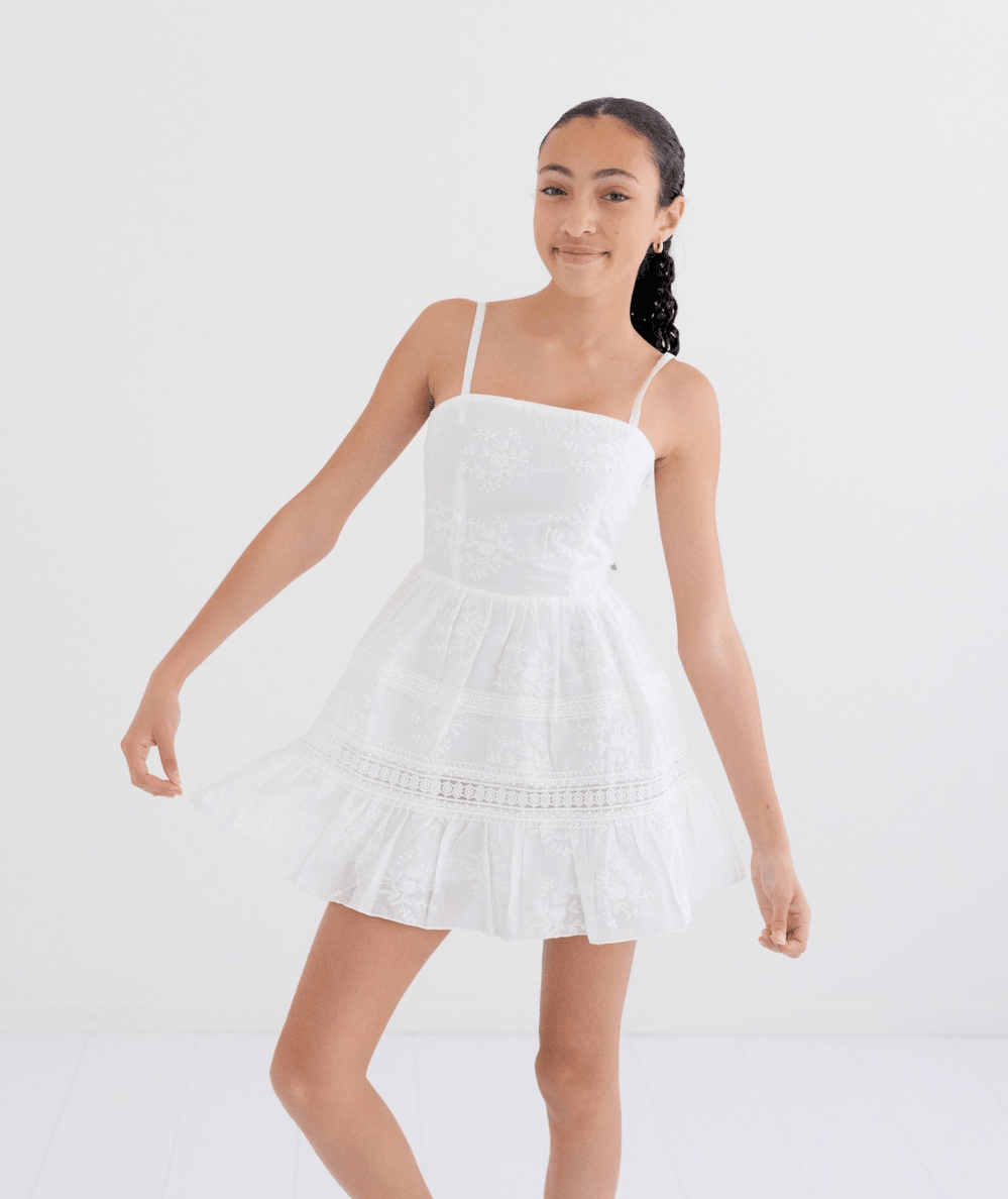 Junior Bridget Eyelet Dress - CAKEWISH