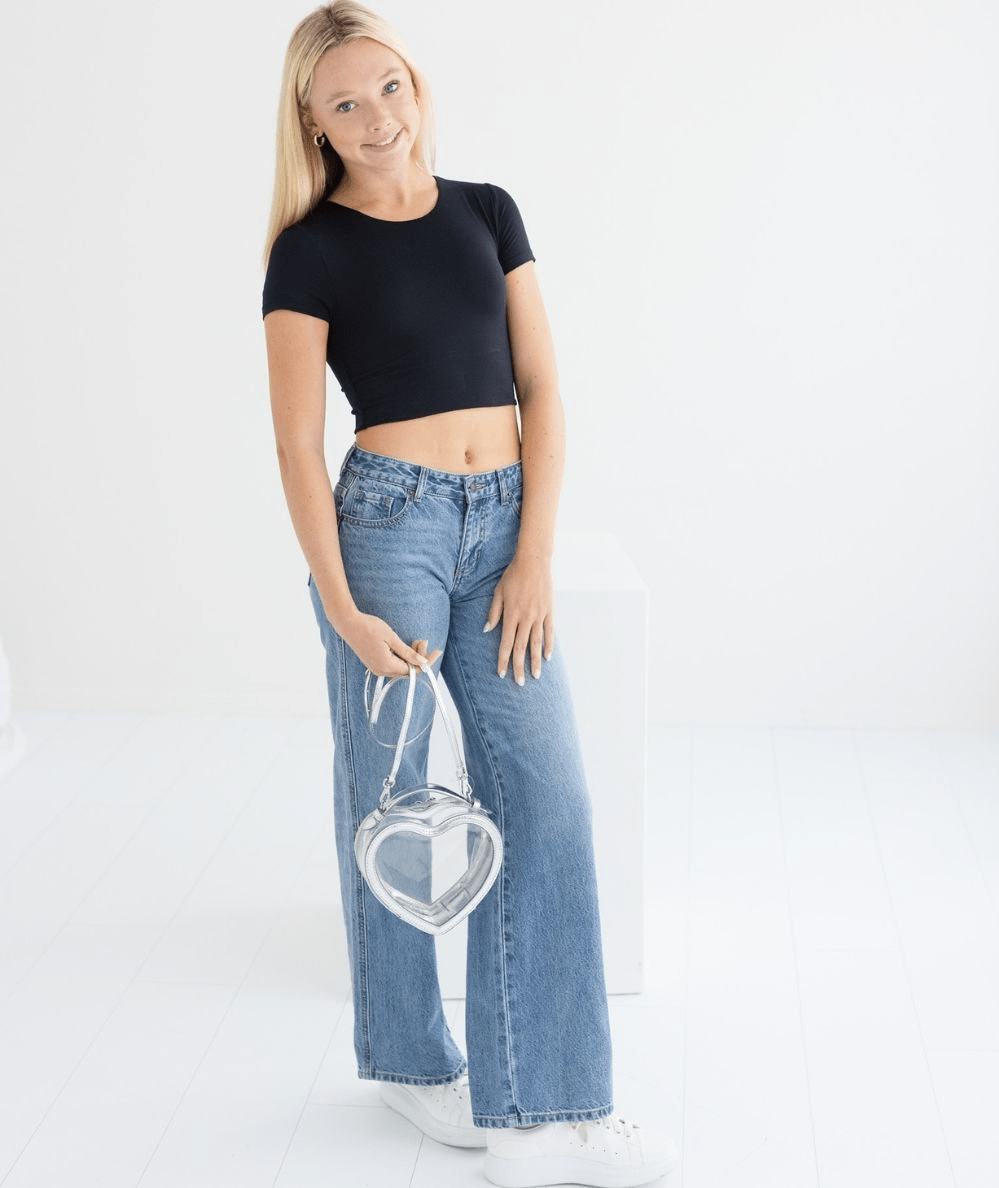 Junior Chicago wide leg jean by KatieJ NYC with functional pockets - CAKEWISH