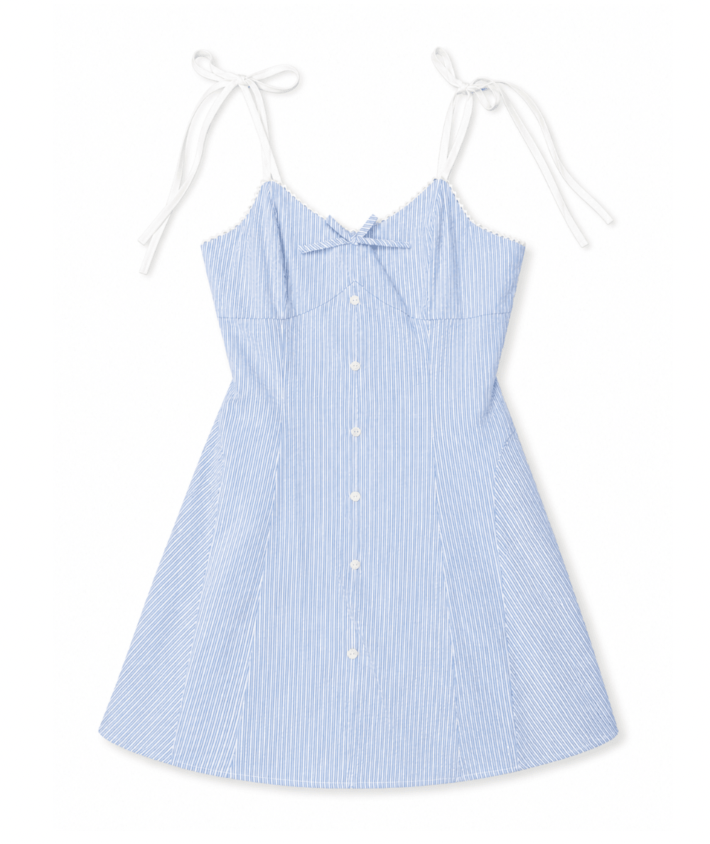 Junior Daria Striped Dress - CAKEWISH