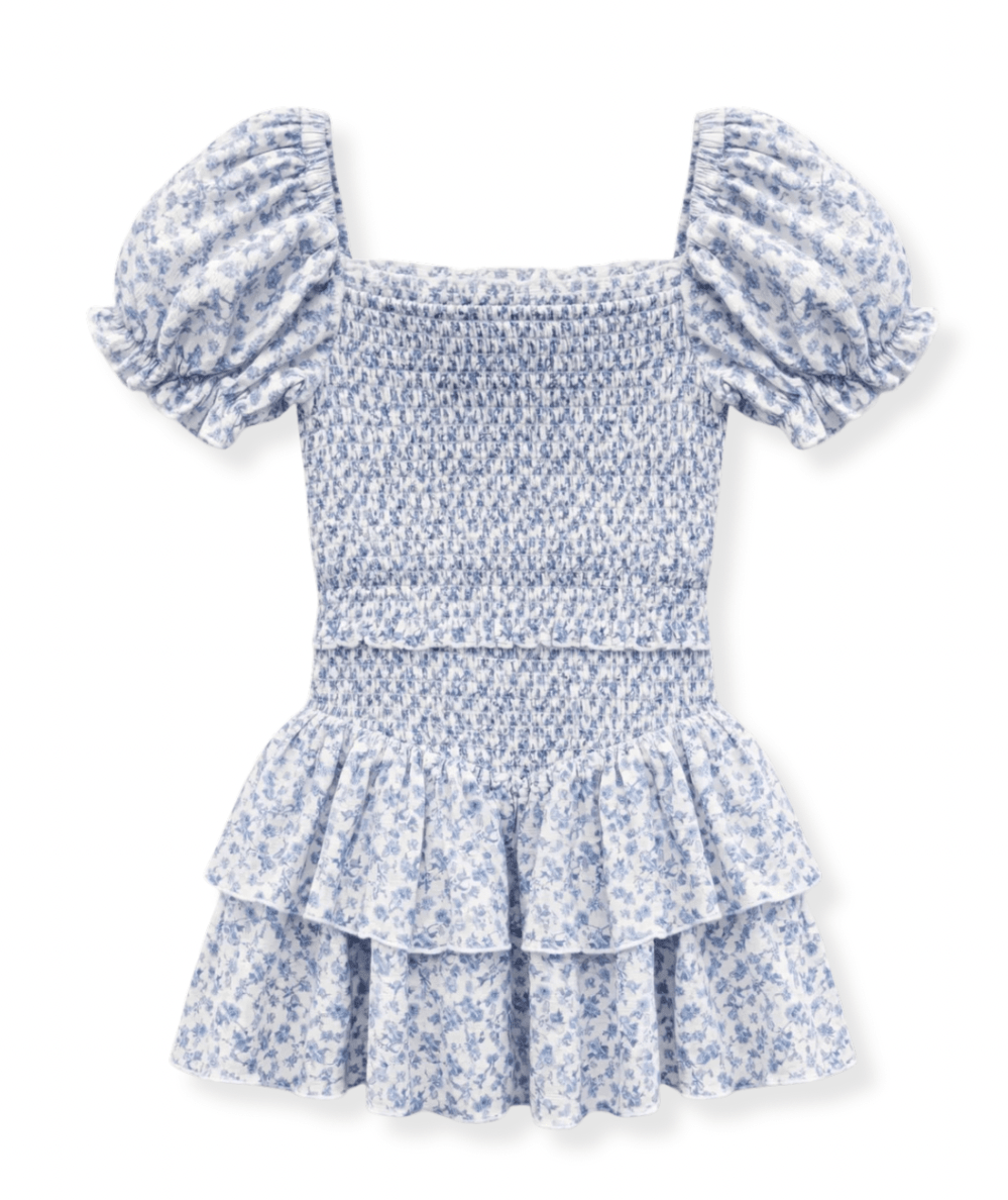 Junior Lainey Short Sleeve Floral Dress - CAKEWISH