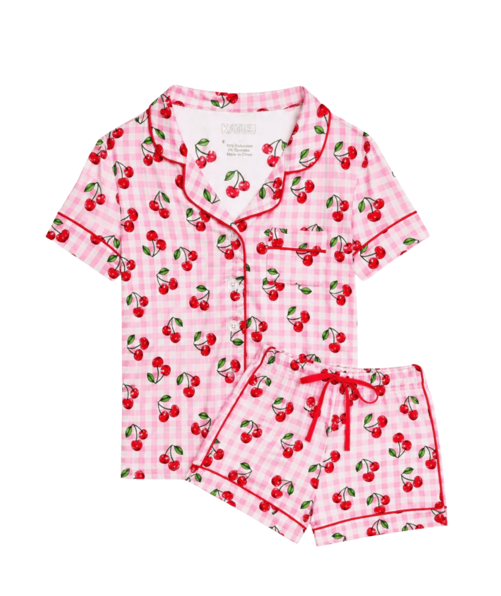 Junior Lynn Short Sleeve Pajama Set - CAKEWISH