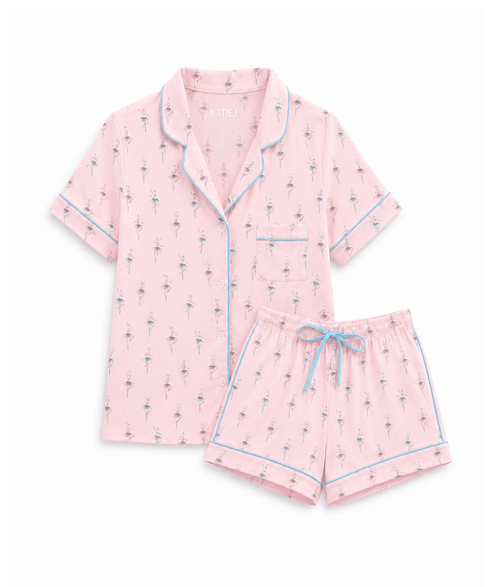 Junior Lynn Short Sleeve Pajama Set - CAKEWISH