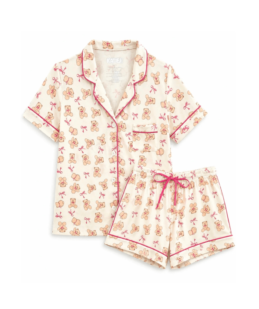 Junior Lynn Short Sleeve Pajama Set - CAKEWISH