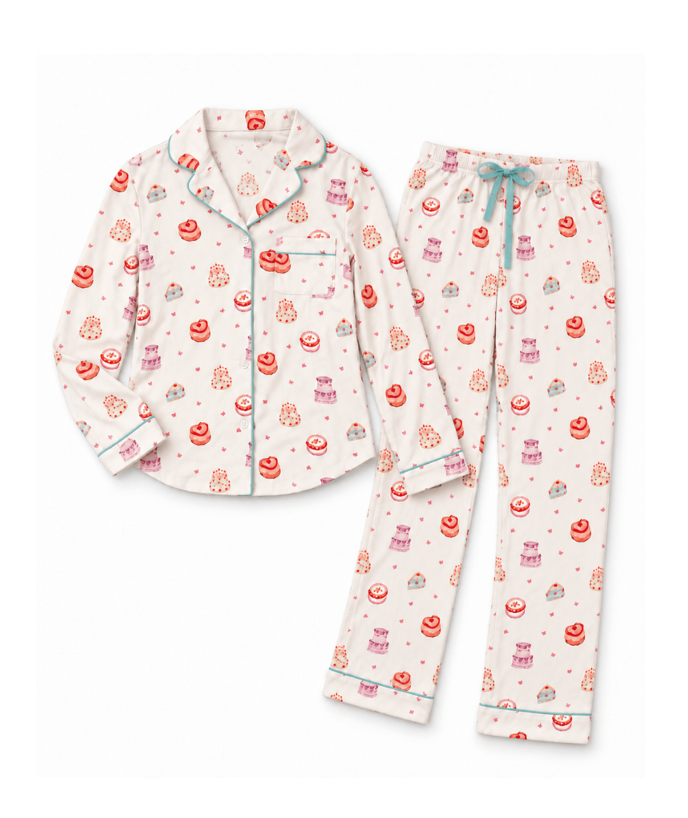 Junior Maia Long Sleeve Pajama Set - CAKEWISH